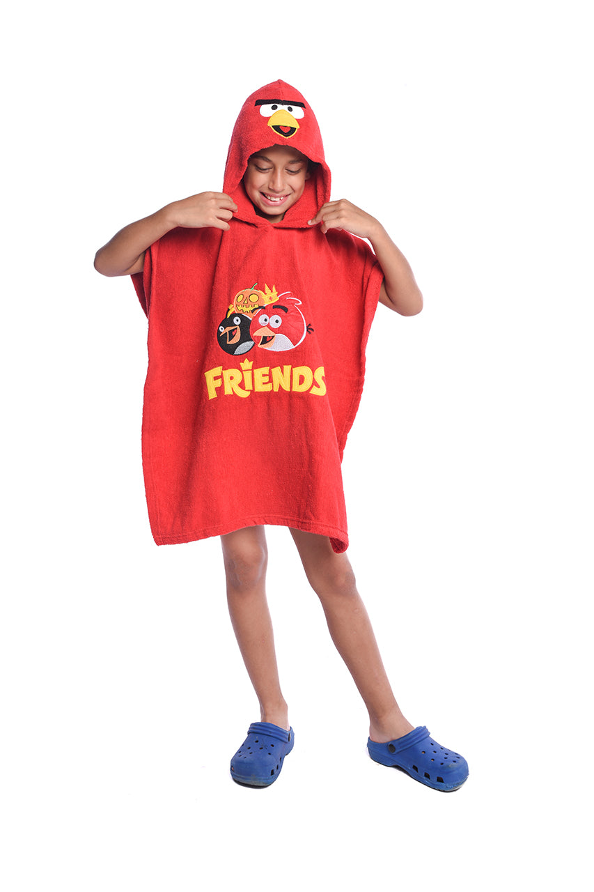 Kid's Towel poncho with Friends design
