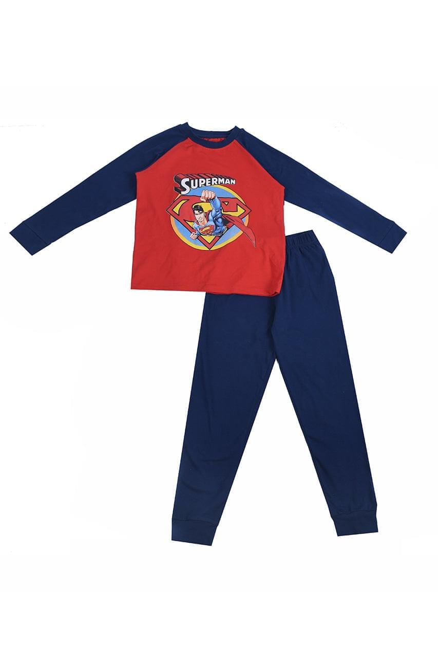 Boy's fall pajamas with Superman print