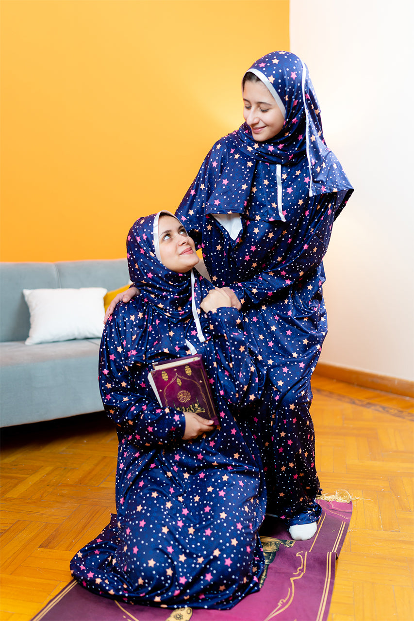 Girls & Mommy matching Single Lycra Essdal -stars