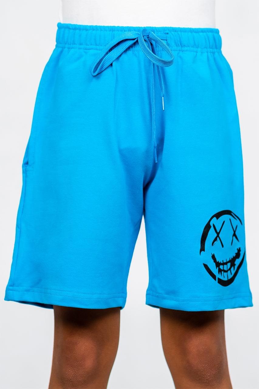 Boy's Short with a drawstring shorts and a face print