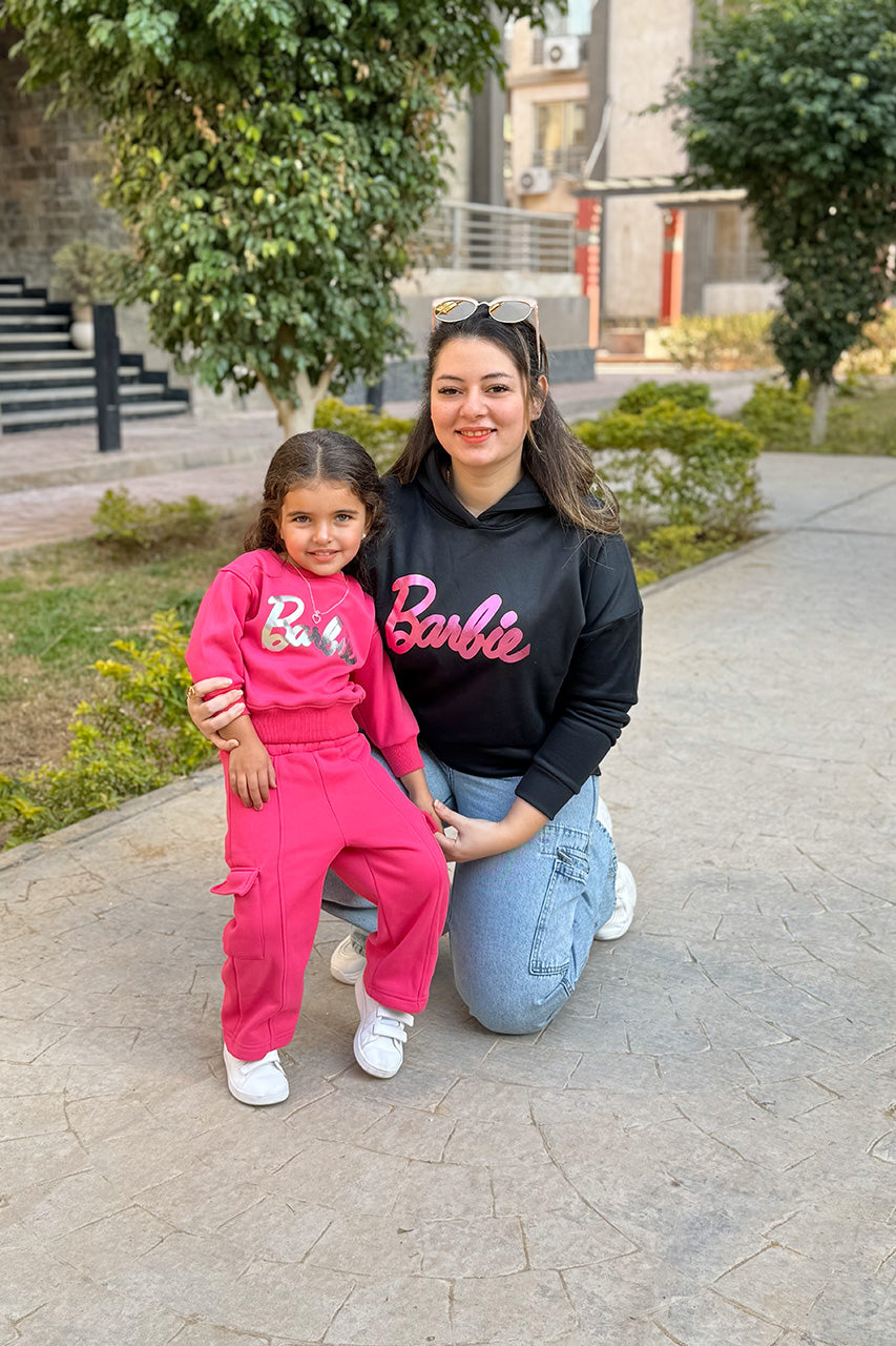 Girls sweatshirt barbie - Fuchsia