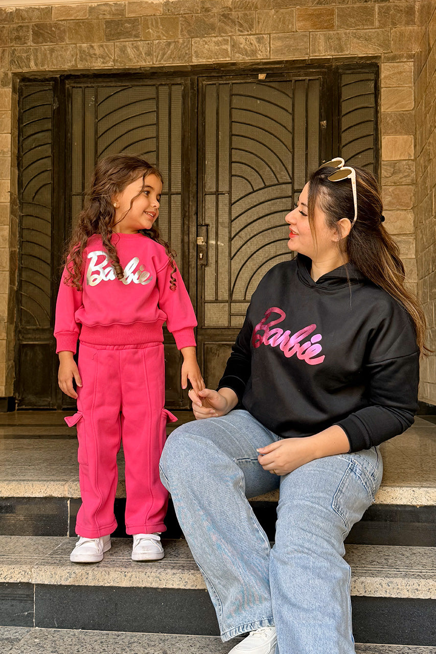 Girls sweatshirt barbie - Fuchsia