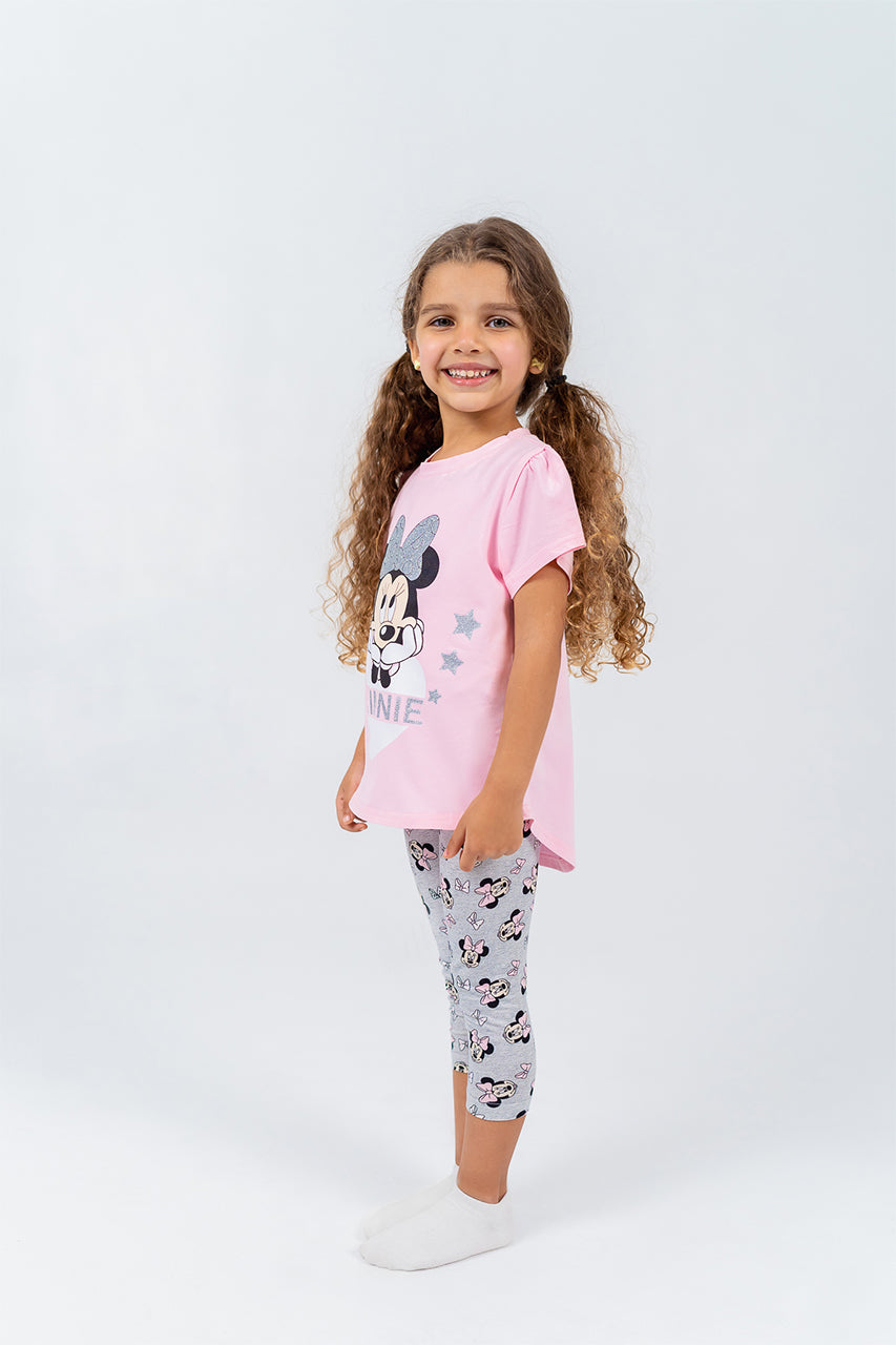 Summer Pajamas for ladies set for toddler like mommy - side view