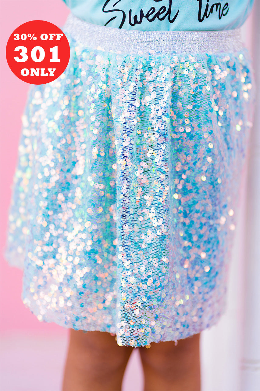 Girls Sequins Skirt