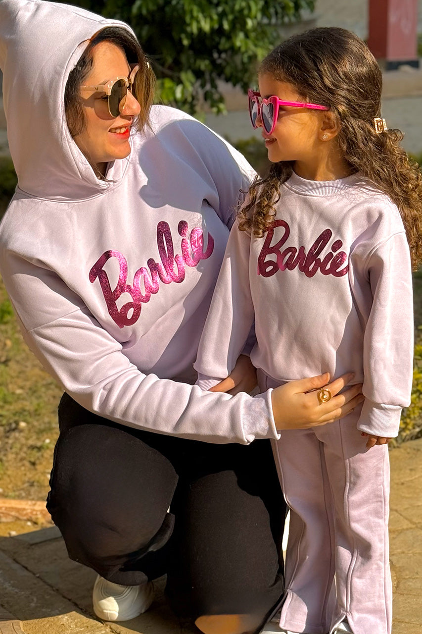 Women's Barbie hoodie Purple - matching with your daughters 