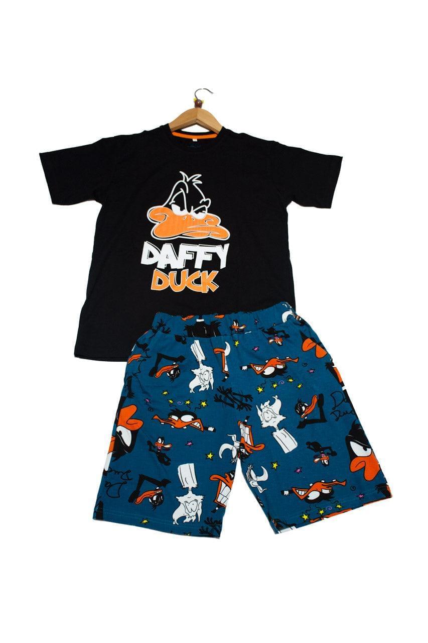 Boy's Short pajamas with Daffy Duke printed - 2 pieces
