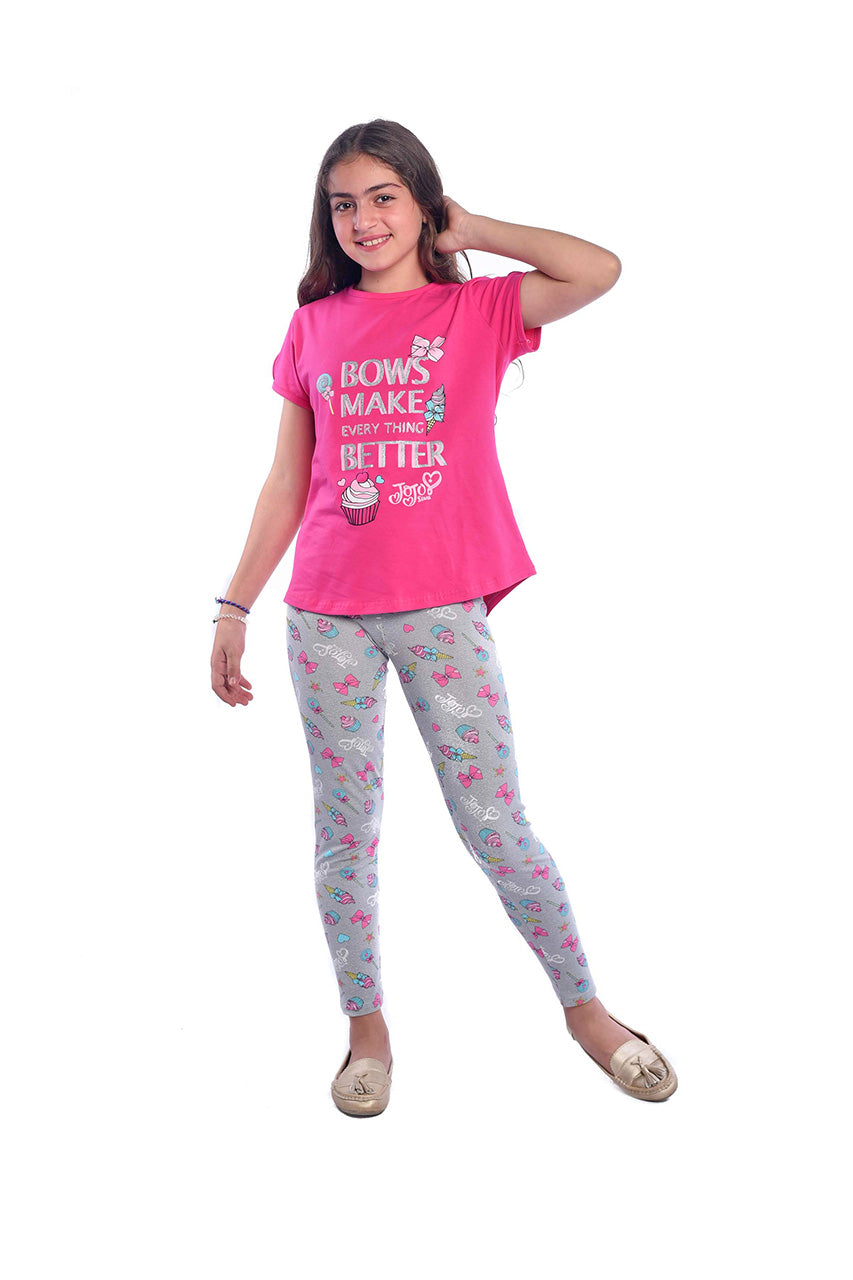 Girl's summer Outfit with JoJo Siwa - front view