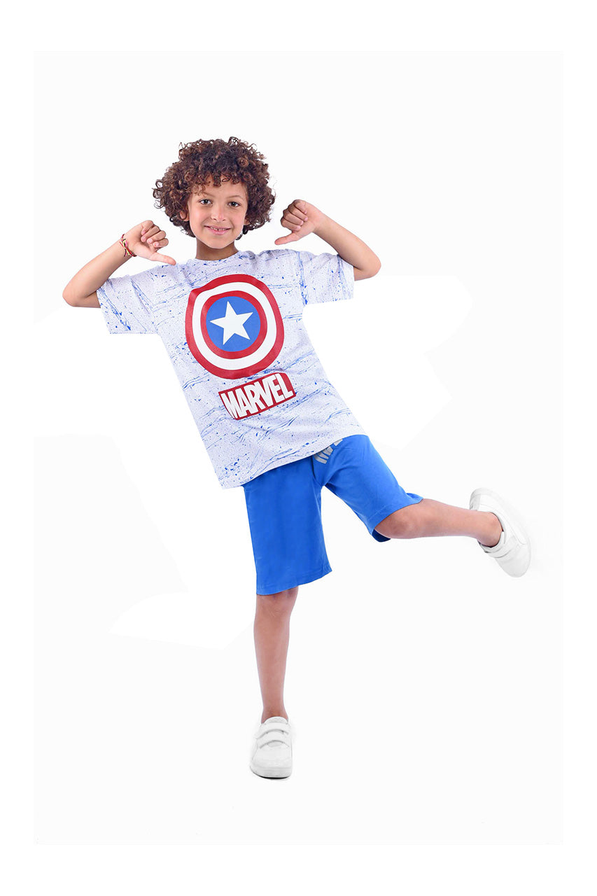 Marvel Boy Activewear Set for Summer - front view