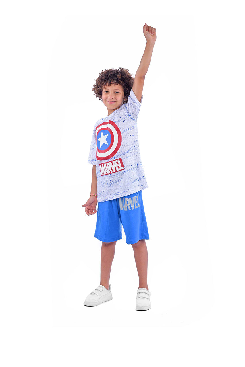 Marvel Boy Activewear Set for Summer - side view