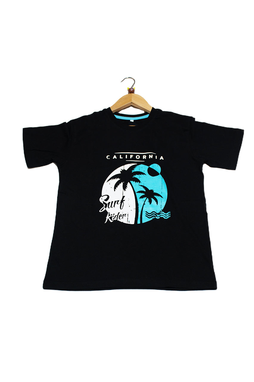 Summer cotton t-shirt for boys with California printing