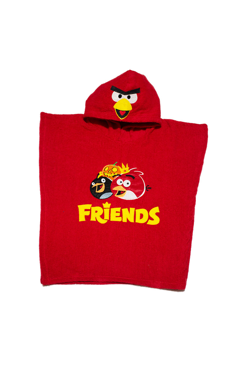 Kid's Towel poncho with Friends design - zoom out