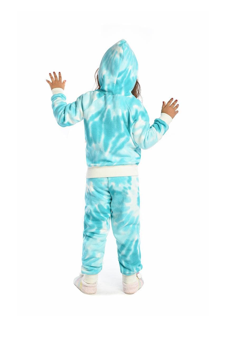 Girls winter pajamas with Lilo & Stitch print - back view