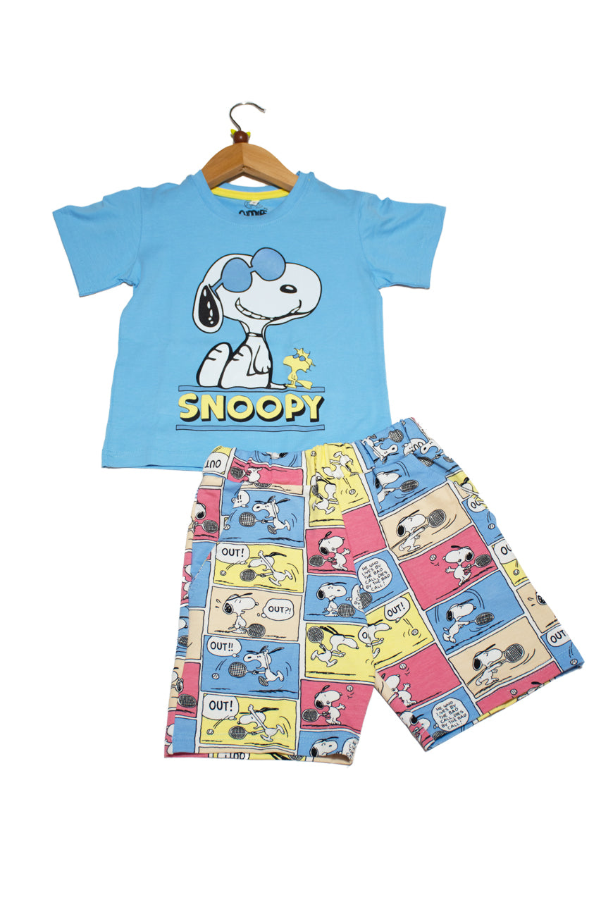 Snoopy Boy Activewear Set for Summer - 2 pieces