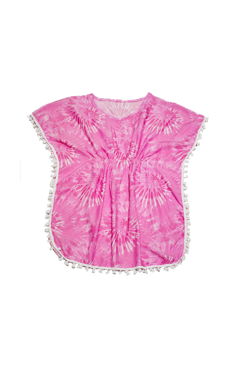 Tie dye Pink cover up - Cuddles Store