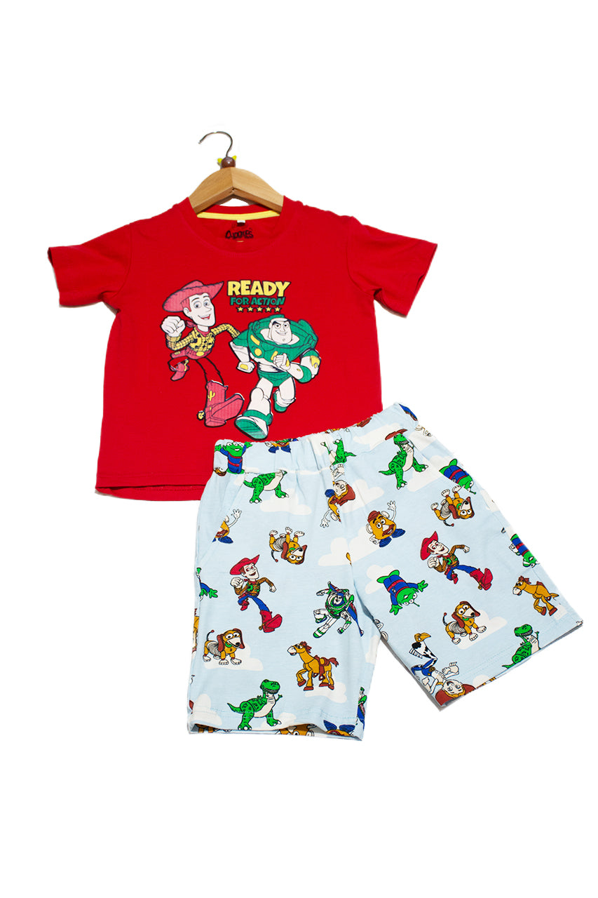 Summer Boys activewear with Ready For Action printed
