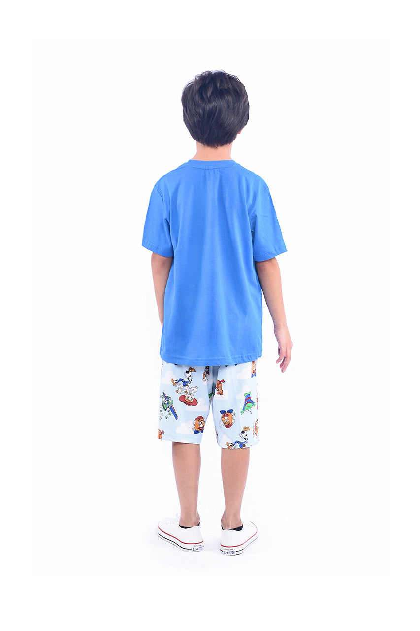 Summer Boys activewear with Ready For Action printed  - back view